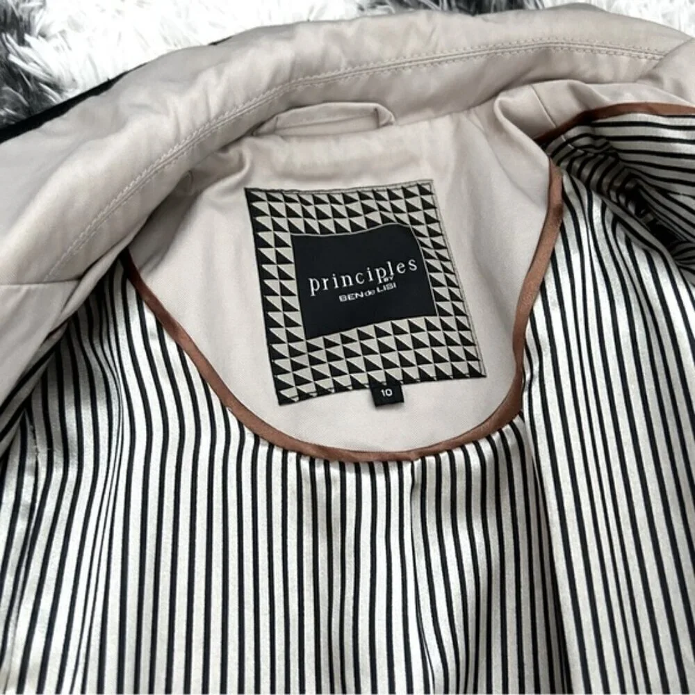 Principles by Ben de Lisi Fit and Flare Trench Coat (c) - Picture 8 of 12